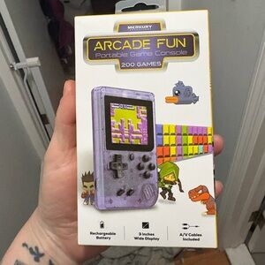 Merkury Handheld Game Console - Purple